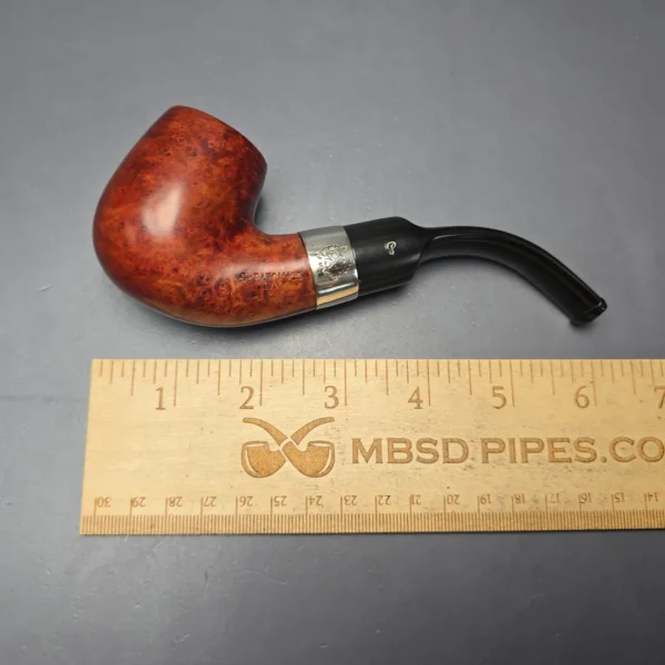 Peterson 2002 St Patrick's Day XL90s Smooth Bent Billiard with Nickel (Estate) - Image 13