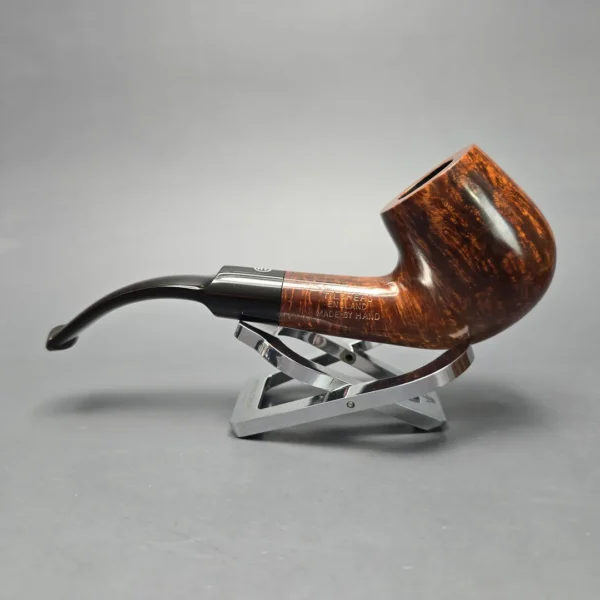 James Upshall P Grade Group 5 Smooth Bent Billiard Estate Briar Pipe, Unsmoked - Image 3