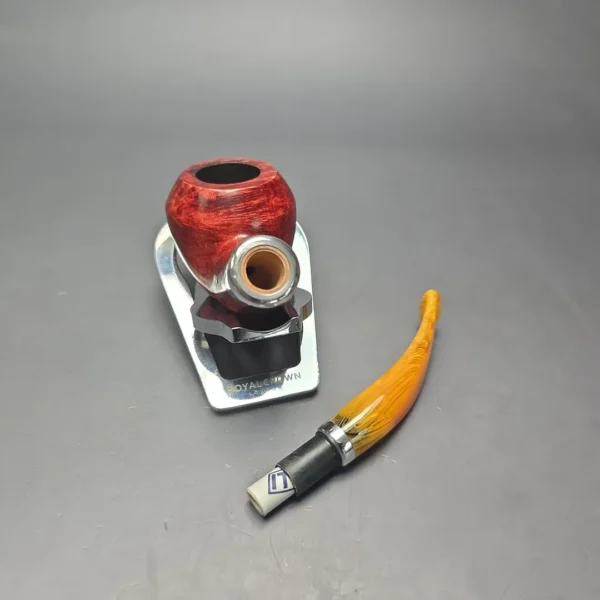 Molina Ambra 103 Smooth Rhodesian Briar Pipe, New, 9mm - Image 15