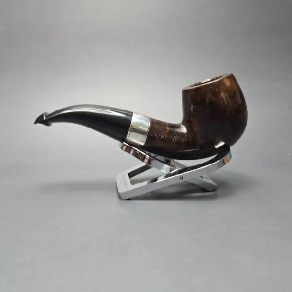 Peterson 160th Anniversary Pat. B Dark Smooth Bent Billiard Briar Pipe, New - Image 4