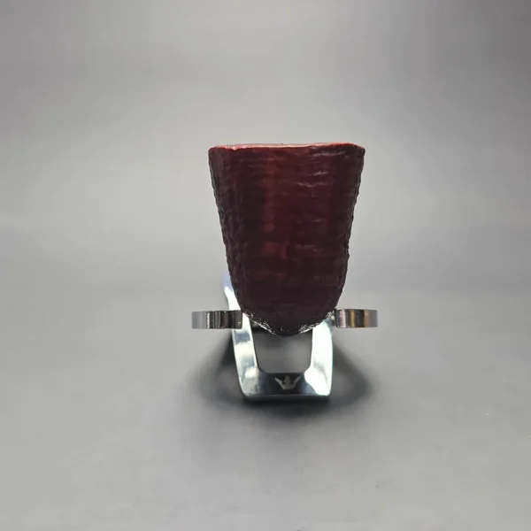 WO Larsen Straight Grain Sandblasted Dublin Estate Briar Pipe, Danish Estates - Image 3