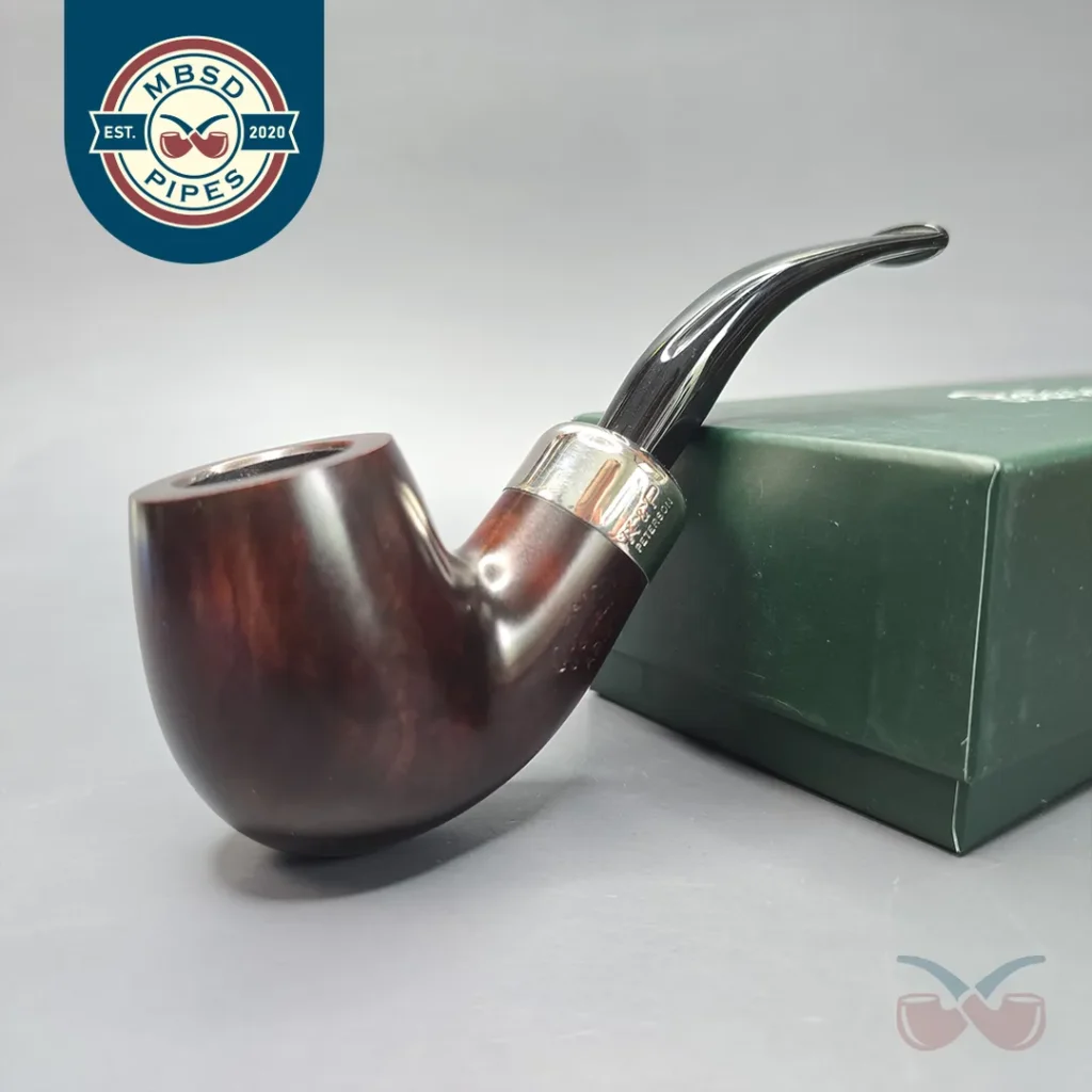 Peterson Army Filter Heritage XL90 Smooth Bent Billiard with Nickel (9mm) (New)