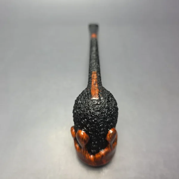 Walt Cannoy Cardinal House Munn XL Wax Drip & Pencil Shank Stack Liverpool Handmade Briar Pipe, New - Image 9