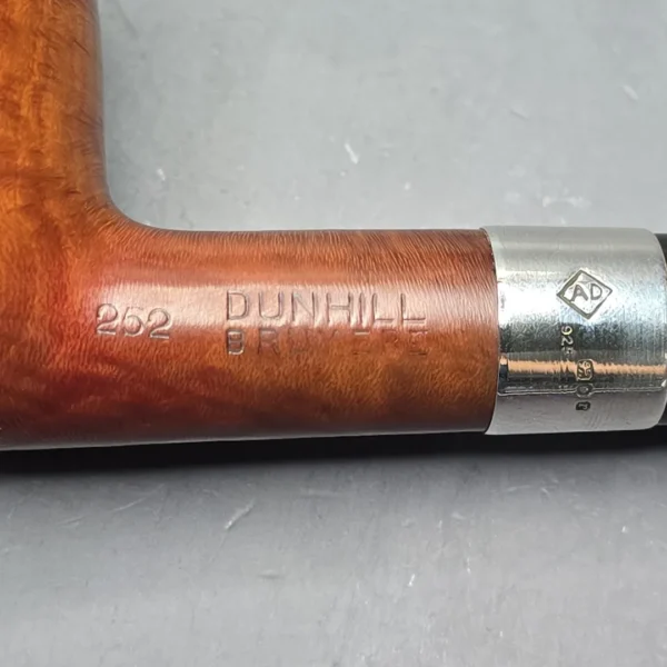 Dunhill 1972 Bruyere 252 Smooth Billiard w/ Silver Estate Briar Pipe, English Estates - Image 10