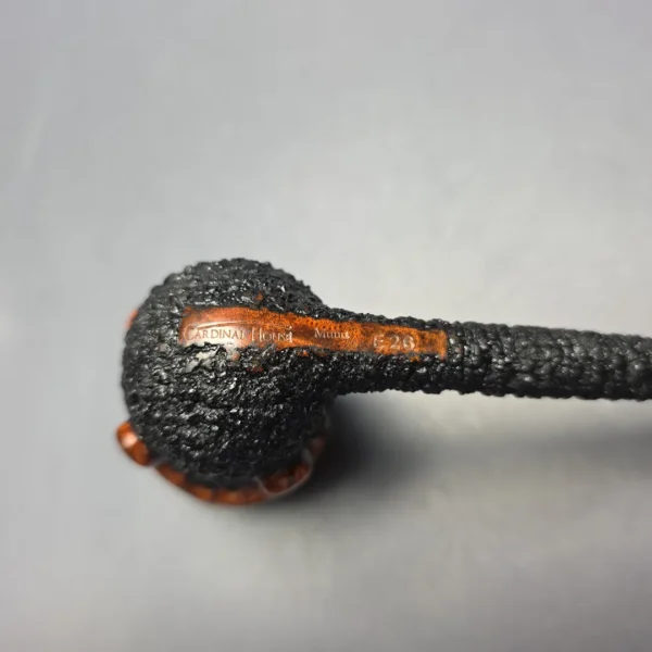 Walt Cannoy Cardinal House Munn XL Wax Drip & Pencil Shank Stack Liverpool Handmade Briar Pipe, New - Image 10