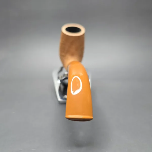 Pipe Tristan Natural Sandblasted "LC" Bent Billiard with Bocote (New) - Image 5