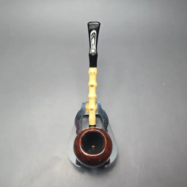 MBSD Briars Modern Masters 1 Smooth Peewit w/ Bamboo Handmade Briar Pipe, New - Image 6