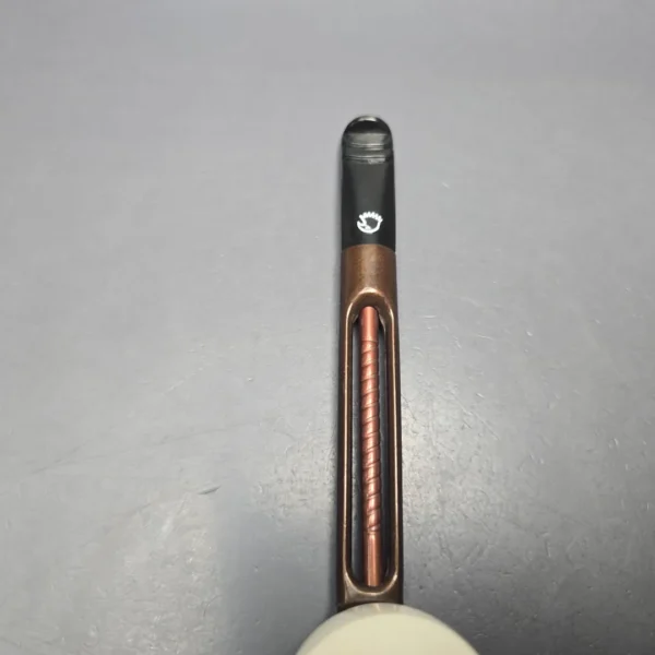 Falcon Extra Curved Dental w/ MBSD Meerschaum Dublin Block Meerschaum Bowl Pipe, New - Image 9