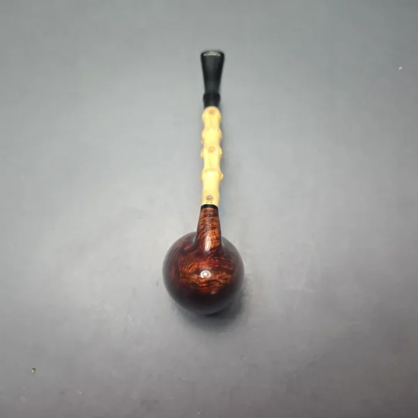 MBSD Briars Modern Masters 1 Smooth Peewit w/ Bamboo Handmade Briar Pipe, New - Image 7