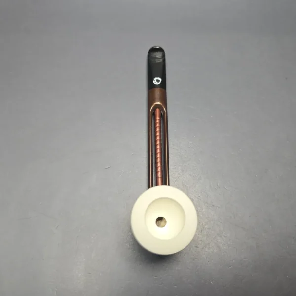 Falcon Extra Curved Dental w/ MBSD Meerschaum Dublin Block Meerschaum Bowl Pipe, New - Image 10