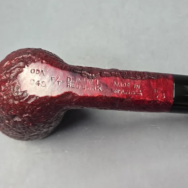 Dunhill 1973 Red Bark ODA 848 Sandblasted Dublin Estate Briar Pipe, English Estates - Image 10