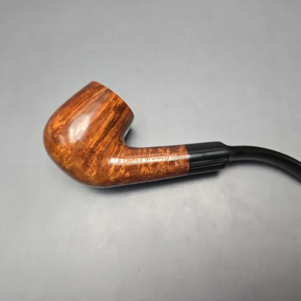 James Upshall P Grade Group 5 Smooth Bent Billiard Estate Briar Pipe, Unsmoked - Image 11