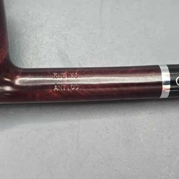 Rossi Rubino Antico 8701 Smooth Lovat w Nickel, Briar Pipe, New, 6mm - Image 11