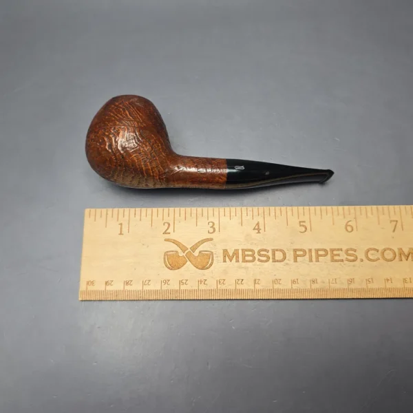 Svendborg 302 Sandblasted Apple Rhodesian Estate Briar Pipe, Danish Estates - Image 12