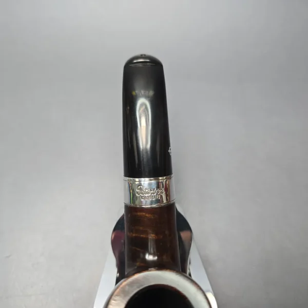Peterson 160th Anniversary Pat. B Dark Smooth Bent Billiard Briar Pipe, New - Image 8