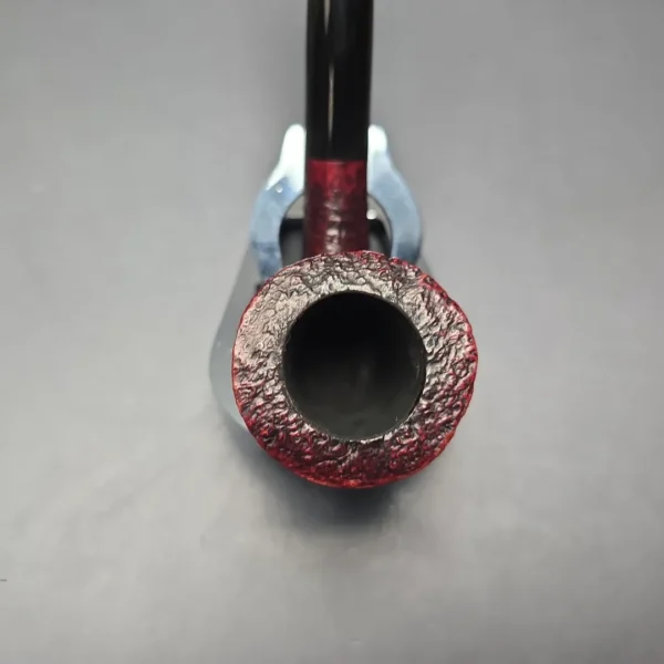 WO Larsen Straight Grain Sandblasted Dublin Estate Briar Pipe, Danish Estates - Image 7