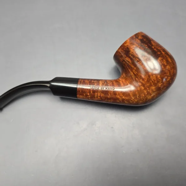 James Upshall P Grade Group 5 Smooth Bent Billiard Estate Briar Pipe, Unsmoked - Image 12