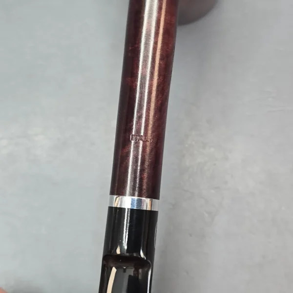 Rossi Rubino Antico 8701 Smooth Lovat w Nickel, Briar Pipe, New, 6mm - Image 12
