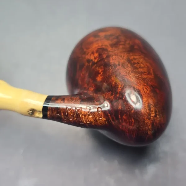 MBSD Briars Modern Masters 1 Smooth Peewit w/ Bamboo Handmade Briar Pipe, New - Image 11
