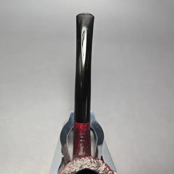 WO Larsen Straight Grain Sandblasted Dublin Estate Briar Pipe, Danish Estates - Image 8