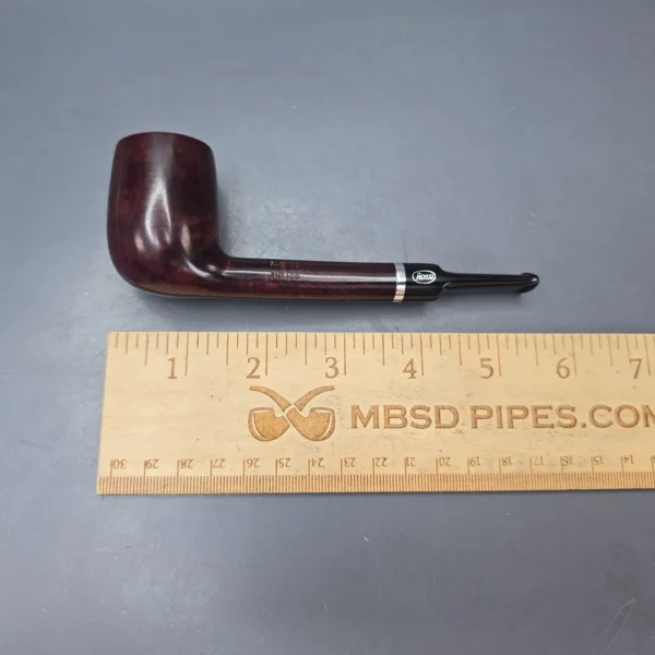 Rossi Rubino Antico 8701 Smooth Lovat w Nickel, Briar Pipe, New, 6mm - Image 13