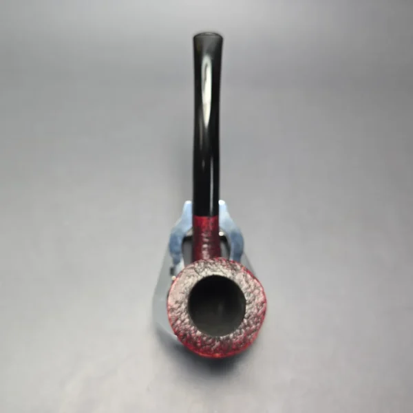 WO Larsen Straight Grain Sandblasted Dublin Estate Briar Pipe, Danish Estates - Image 9