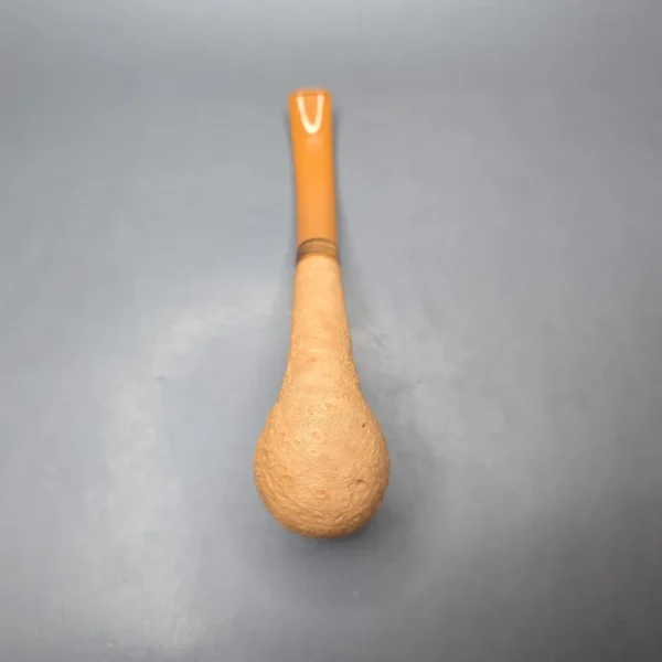 Pipe Tristan Natural Sandblasted "LC" Bent Billiard with Bocote (New) - Image 10