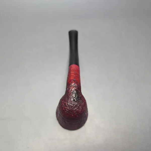 WO Larsen Straight Grain Sandblasted Dublin Estate Briar Pipe, Danish Estates - Image 10