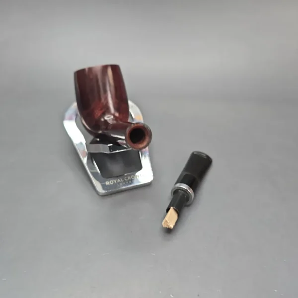 Rossi Rubino Antico 8701 Smooth Lovat w Nickel, Briar Pipe, New, 6mm - Image 15