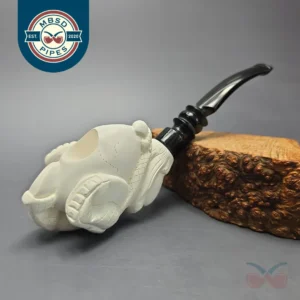 Kenan Claw and Egg Estate Block Meerschaum Pipe, Unsmoked