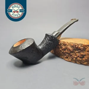 Buckeye Hand Made Sandblasted Speeding Dublin Briar Pipe, New