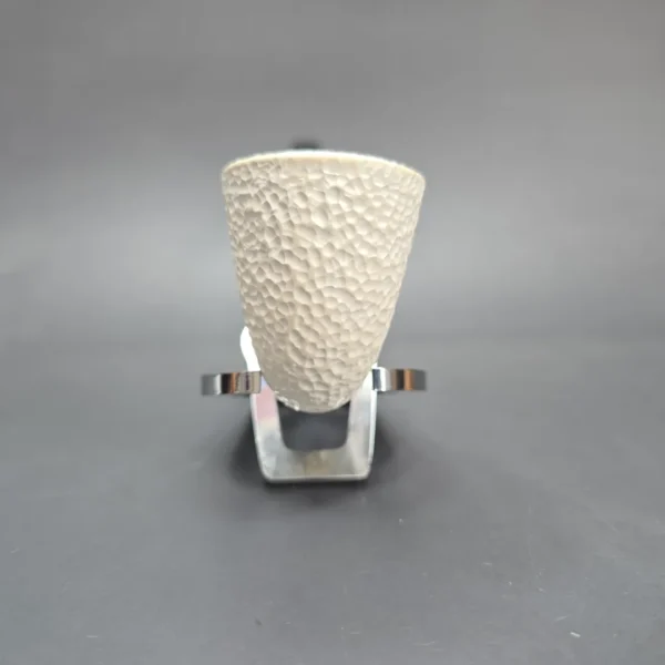 MBSD Meerschaum Deluxe Rusticated Churchwarden Dublin Block Meerschaum Pipe, Briar-Mortise, New - Image 4