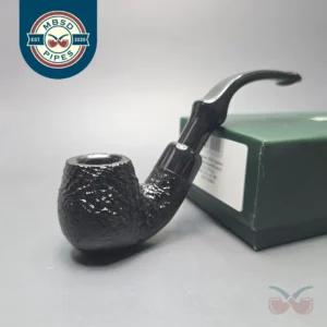 Peterson 2025 Halloween Pipe 317 Sandblasted Bent Billiard Briar Pipe, New