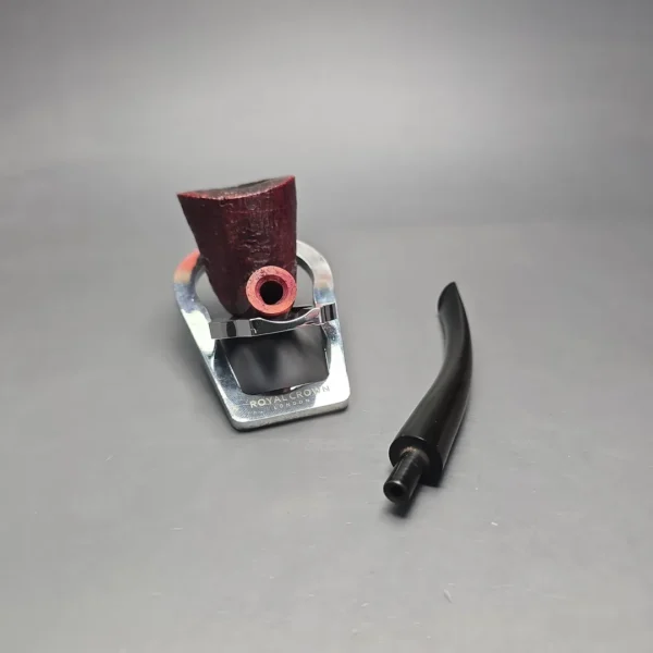 WO Larsen Straight Grain Sandblasted Dublin Estate Briar Pipe, Danish Estates - Image 14