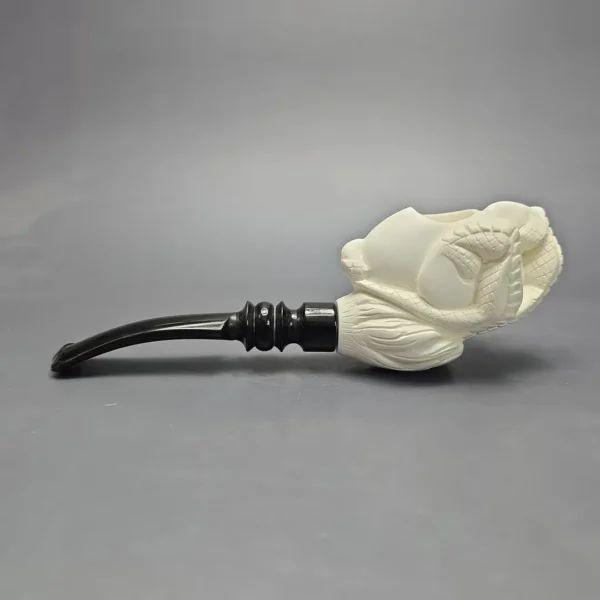 Kenan Claw and Egg Estate Block Meerschaum Pipe, Unsmoked - Image 10