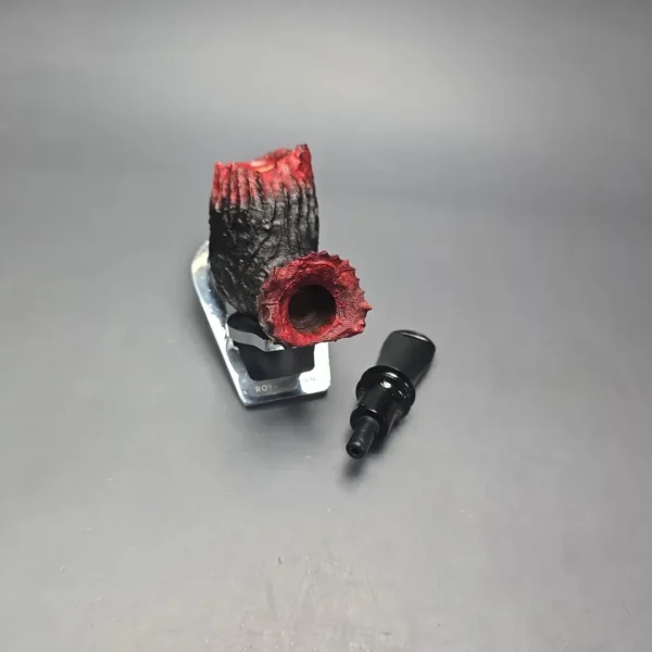 Peter Toth Rusticated and Sandblasted Freehand Handmade Briar Pipe, New - Image 14