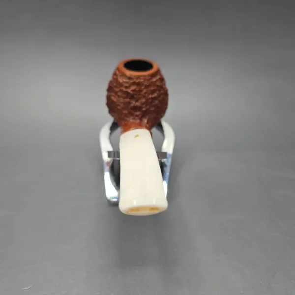 Nording 2000 Hunting Pipe "The Wild Boar" Rusticated Brandy Estate Briar Pipe, Danish Estates - Image 5