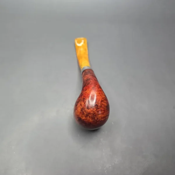Molina Ambra 100 Smooth Bent Billiard Briar Pipe, New, 9mm - Image 9