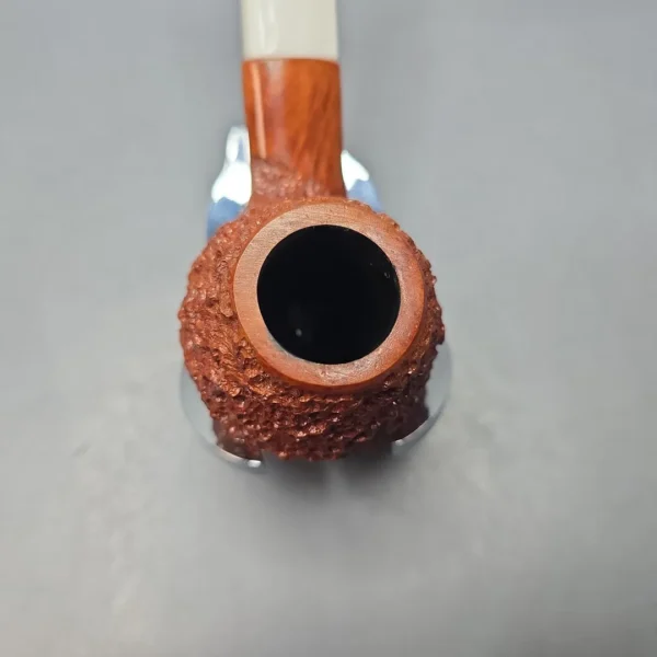Nording 2000 Hunting Pipe "The Wild Boar" Rusticated Brandy Estate Briar Pipe, Danish Estates - Image 7