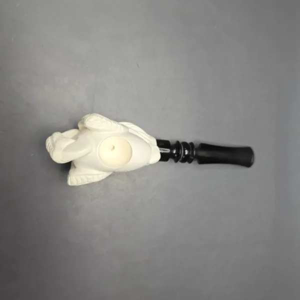 Kenan Claw and Egg Estate Block Meerschaum Pipe, Unsmoked - Image 9