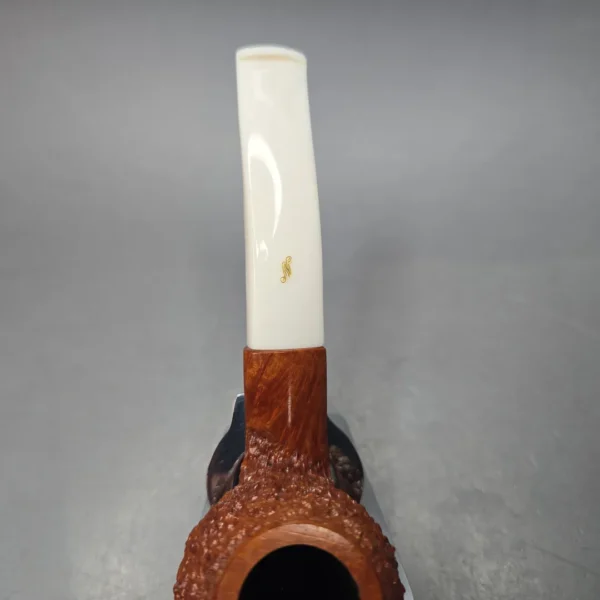 Nording 2000 Hunting Pipe "The Wild Boar" Rusticated Brandy Estate Briar Pipe, Danish Estates - Image 8
