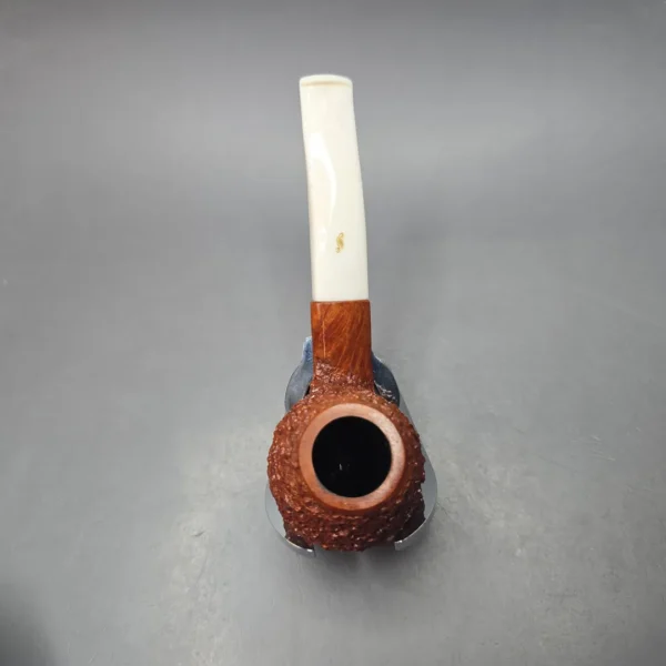 Nording 2000 Hunting Pipe "The Wild Boar" Rusticated Brandy Estate Briar Pipe, Danish Estates - Image 9