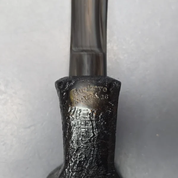 Buckeye Hand Made Sandblasted Speeding Dublin Briar Pipe, New - Image 10