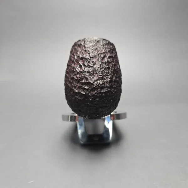James Upshall Bark Group 6 Partially Rusticated Bent Billiard Estate Briar Pipe, Unsmoked - Image 3