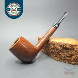 Sasieni Family Era (c.1950-79) Four Dot Walnut "Stamford" Smooth Billiard Estate Briar Pipe, English Estates
