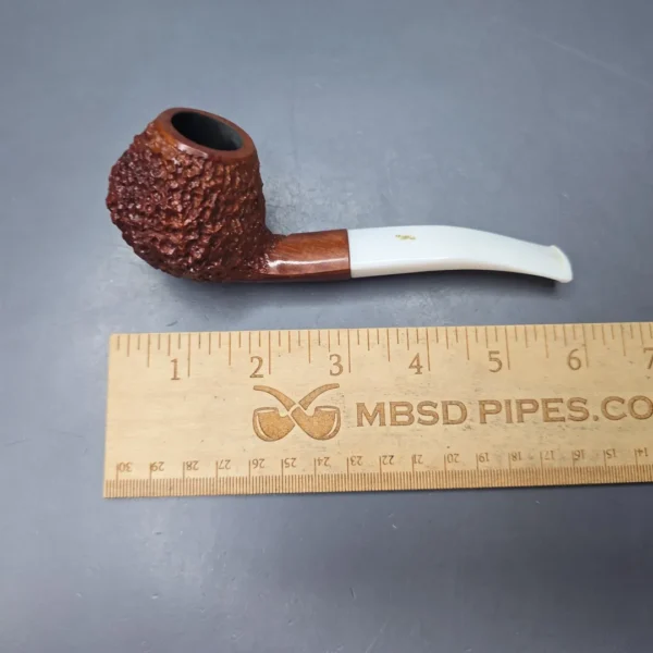 Nording 2000 Hunting Pipe "The Wild Boar" Rusticated Brandy Estate Briar Pipe, Danish Estates - Image 12