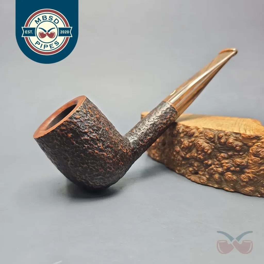 Savinelli Ol' Times Classic Rusticated Billiard (6mm) (Estate)