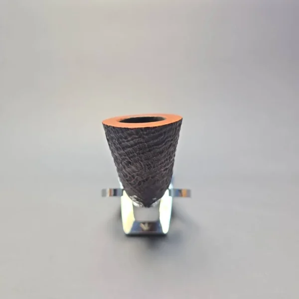 Savinelli Punto Oro Mister G 904 KS Partially Sandblasted Dublin Estate Briar Pipe, Italian Estates, 6mm - Image 3