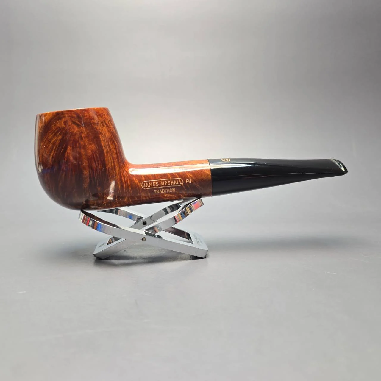 James Upshall Empire Series Tradition XXL Smooth Billiard Estate Briar Pipe, Unsmoked - Image 2