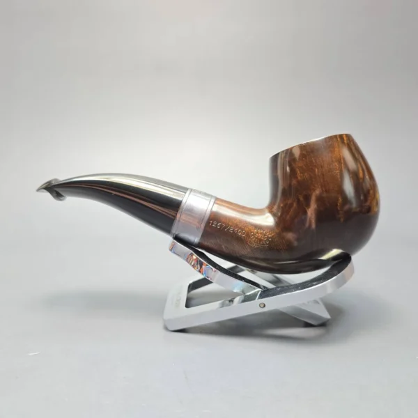 Peterson 160th Anniversary Pat. B Dark Smooth Bent Billiard Briar Pipe, New - Image 5